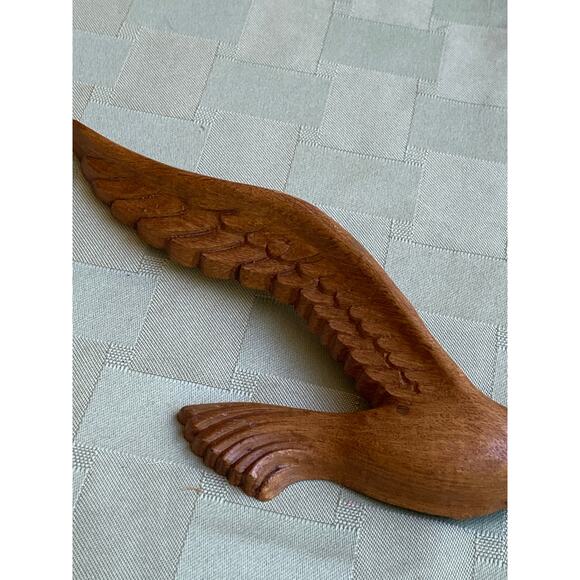 VTG 1981 Homco Seagulls in Flight Wall Decor 3D Wood Look Plastic - Picture 7 of 14